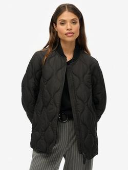 Superdry Quilted Liner Jacket, Black