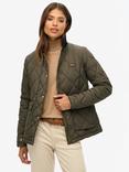 Superdry Corduroy Trimmed Liner Jacket, Army Khaki