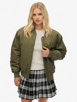 Superdry MA1 Bomber Jacket, Dusty Olive Green