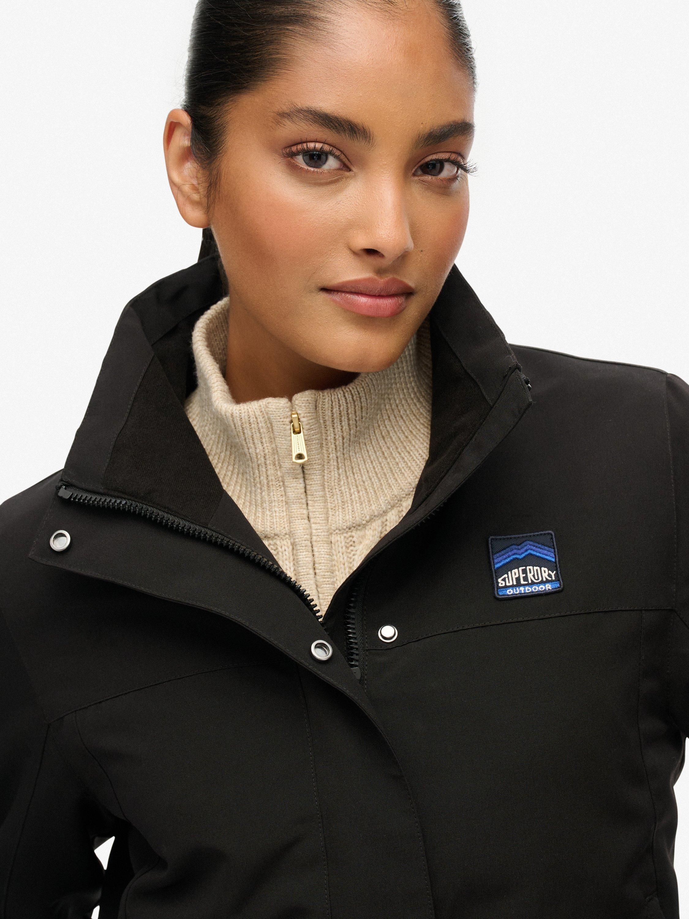 Product image 3 of 6, which shows Superdry Shell Jacket, Black, 16