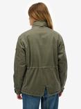 Superdry Military Borg Jacket, Wild Khaki
