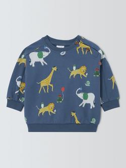 John Lewis Baby Animal Sweater, Multi, Multi