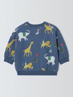 John Lewis Baby Animal Sweater, Multi - view 2, Multi