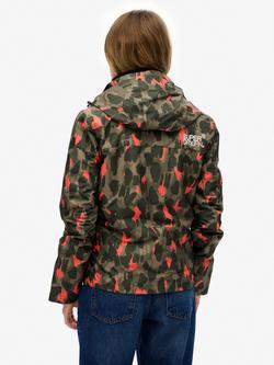 Superdry Hooded Mountain Windbreaker Jacket - view 2, Animal Camo