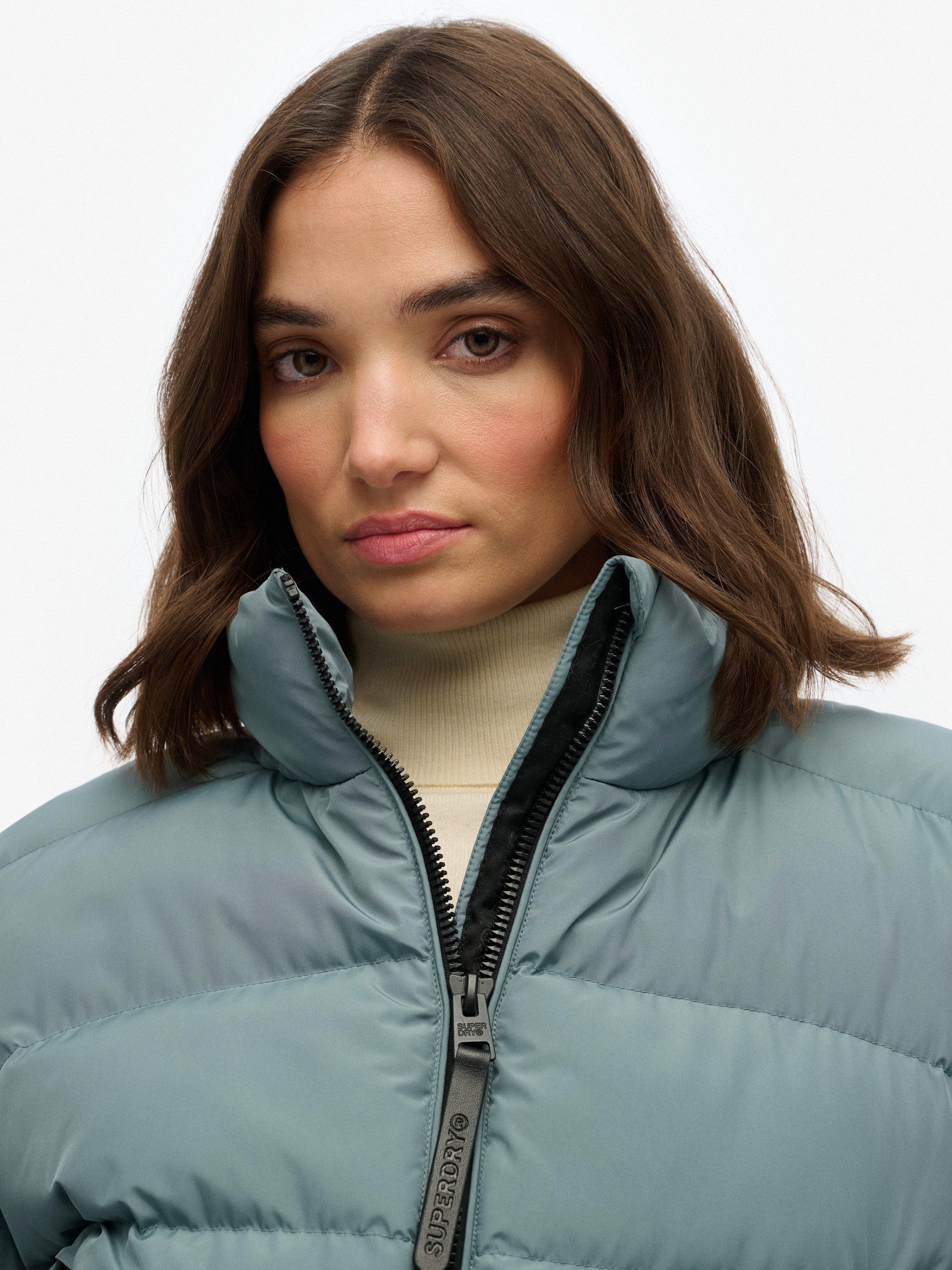 Product image 5 of 6, which shows Superdry Sports Puffer Jacket, Goblin Blue, 10