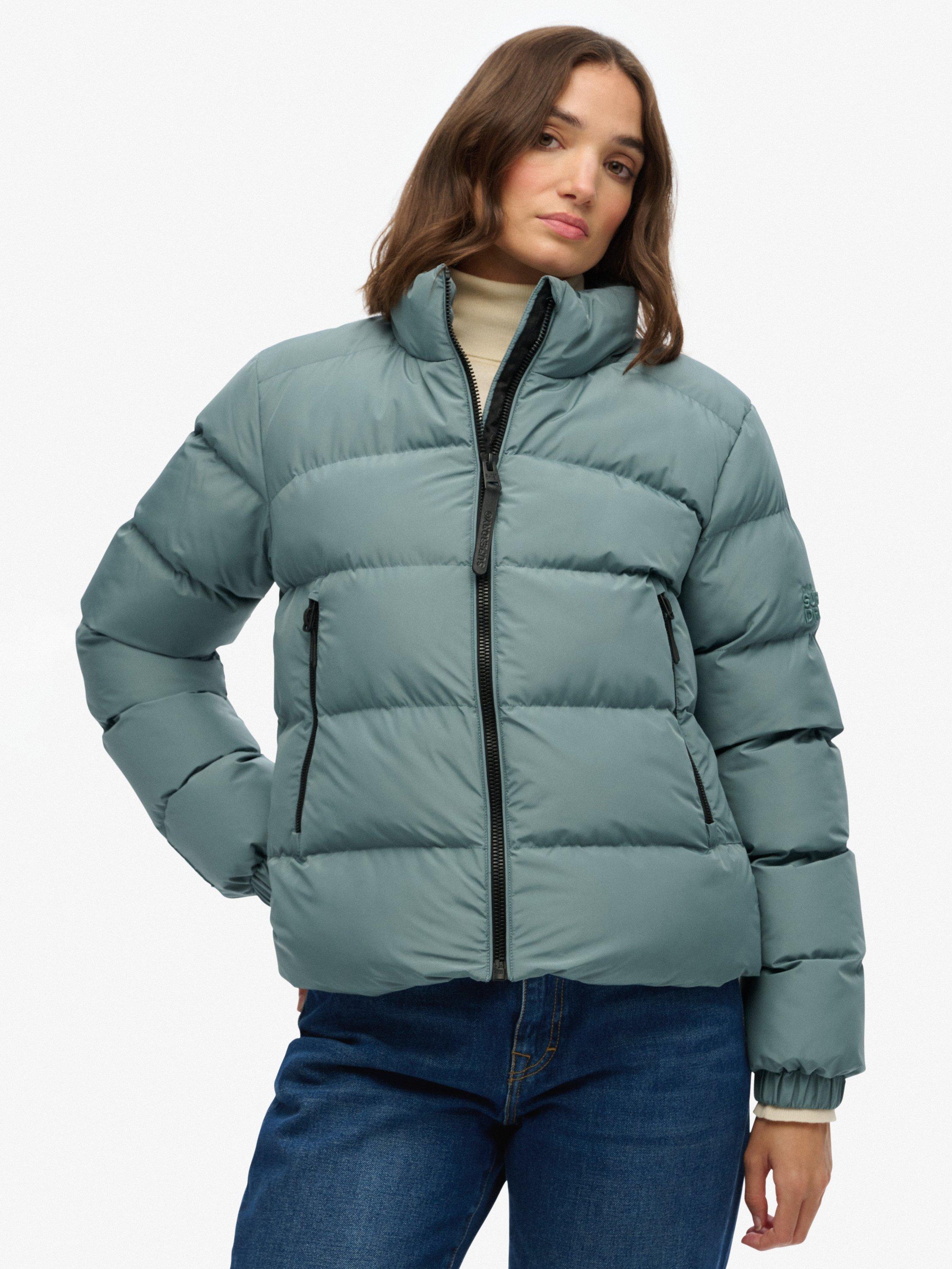 Product image 6 of 6, which shows Superdry Sports Puffer Jacket, Goblin Blue, 10