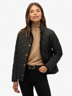 Superdry Estate Country Liner Jacket, Meteorite Black, Meteorite Black