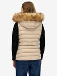 Superdry Fuji Faux Fur Hooded Gilet