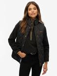 Superdry Corduroy Trimmed Liner Gilet, Black