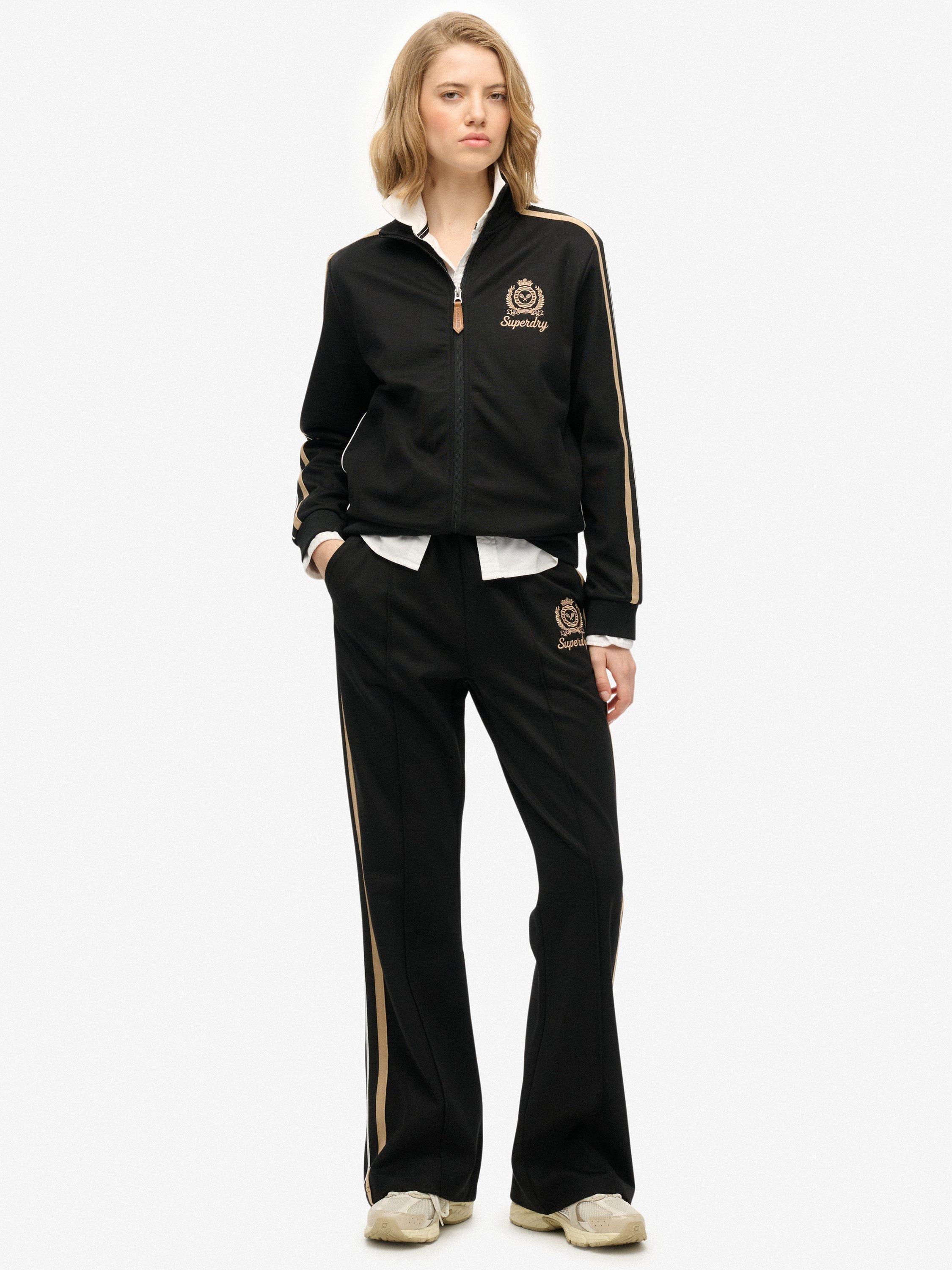 Product image 3 of 6, which shows Superdry Country Club Track Top, Black, 12