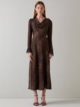 L.K.Bennett Geena Dress, Brown/Multi