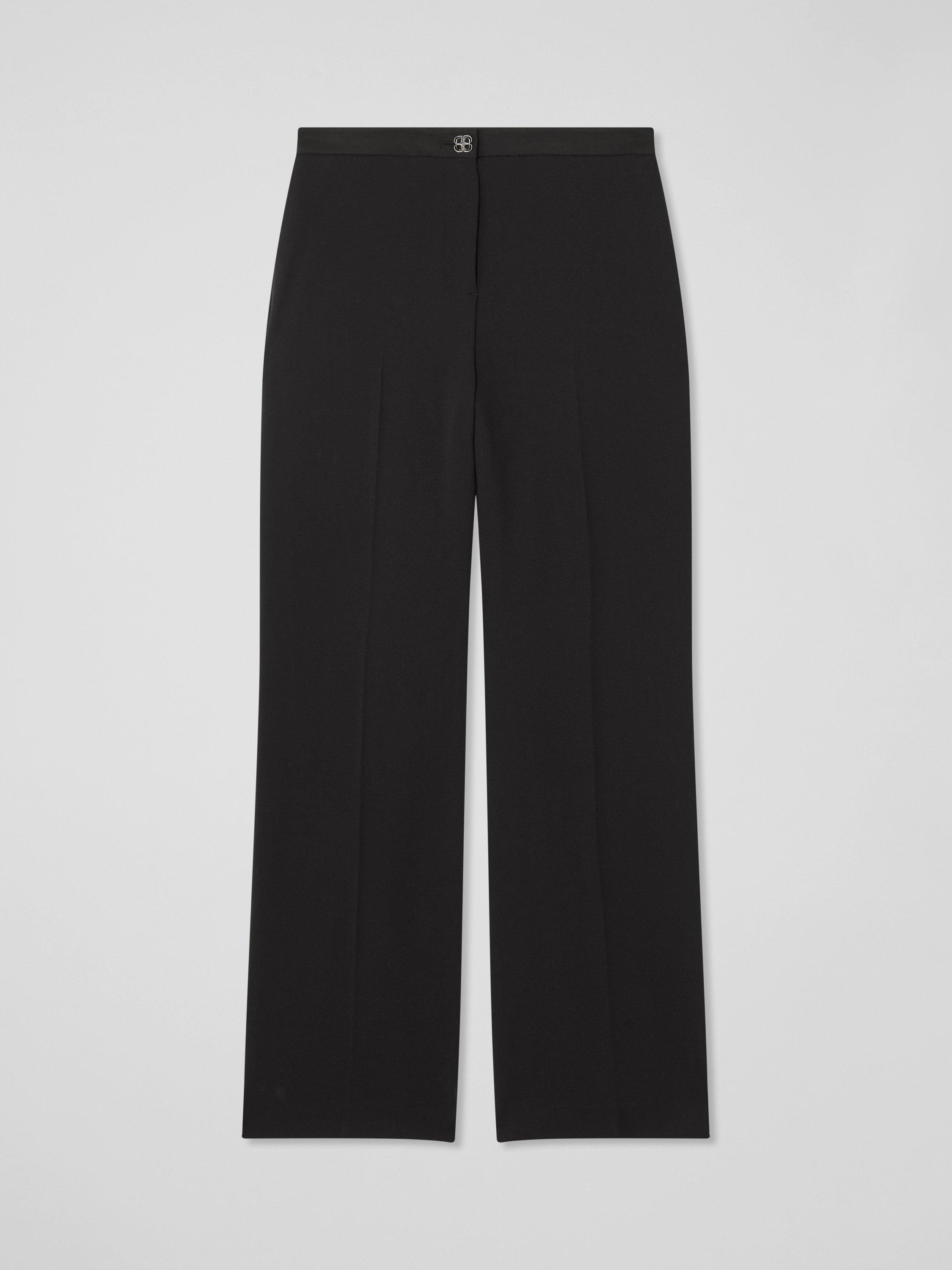Product image 4 of 4, which shows L.K.Bennett Claire Tailored Trousers, Black, 4