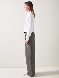 LKB London Liz Wide Leg Trousers, Grey - view 2, Grey