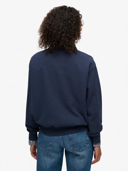 Superdry Lo-fi Outdoor Loose Sweatshirt - view 2, Lauren Navy