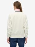 Superdry Country Club Loose Crew Sweatshirt, Off White