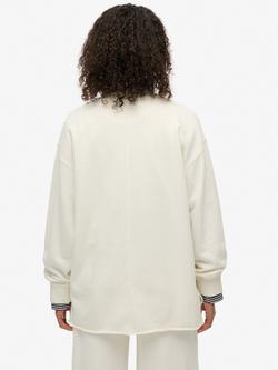 Superdry Studios Crew Sweatshirt, Off White - view 2, Off White