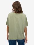 Superdry Studios Dropped Shoulder T-Shirt, Dusty Sage