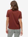 Superdry Lo-fi Outdoors Relaxed T-Shirt, Fired Brick Brown
