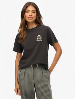Superdry Country Club Boxy Loose T-Shirt, Blackboard