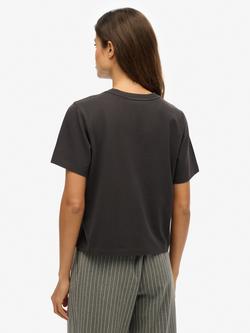 Superdry Country Club Boxy Loose T-Shirt - view 2, Blackboard