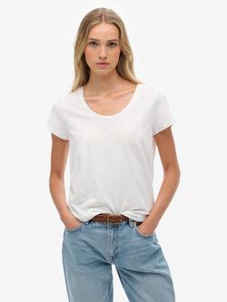 Superdry Studios Scoop Neck T-Shirt, Optic
