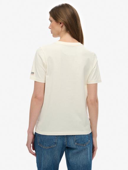 Superdry Industry Workwear Relaxed T-Shirt, Cream - view 2, Cream