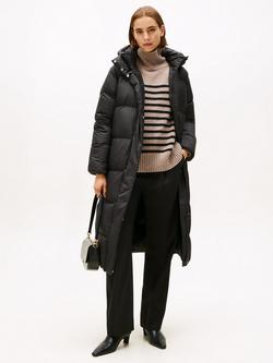 Tommy Hilfiger Modern Water Repellent Down Coat, Black, Black