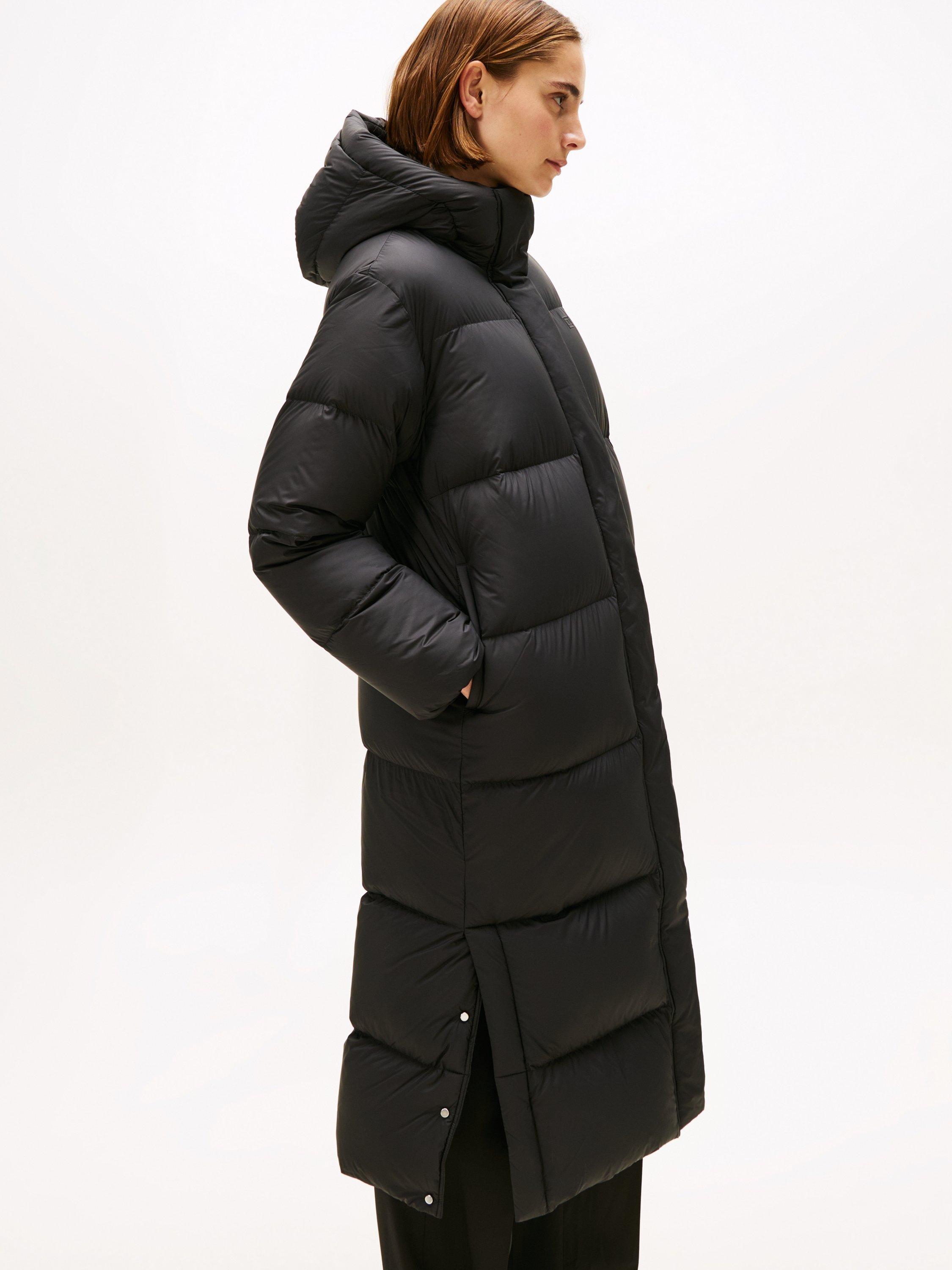 Product image 2 of 5, which shows Tommy Hilfiger Modern Water Repellent Down Coat, Black, S