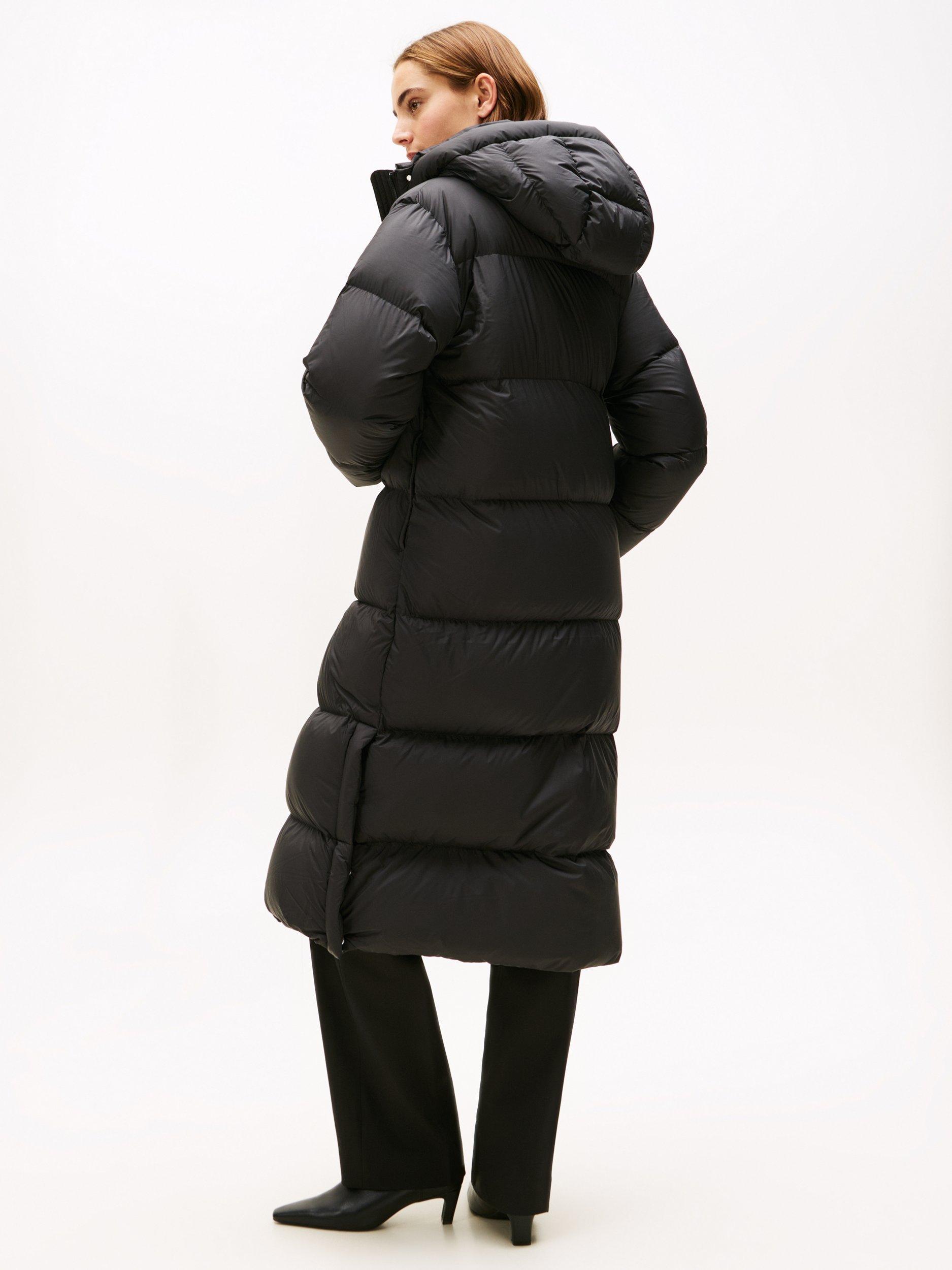 Product image 5 of 5, which shows Tommy Hilfiger Modern Water Repellent Down Coat, Black, S