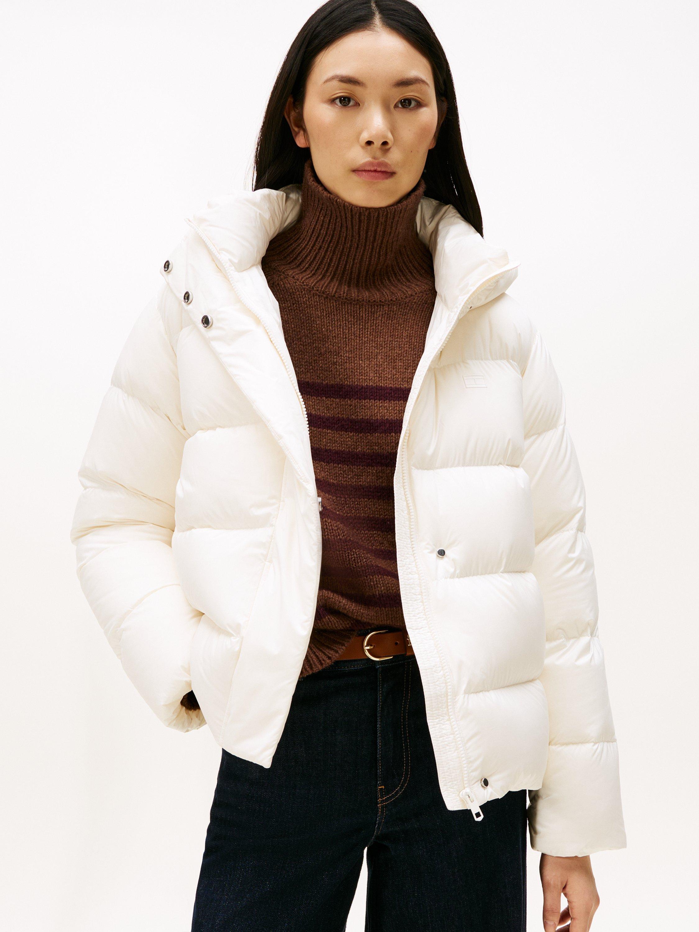 Product image 1 of 5, which shows Tommy Hilfiger Modern Water Repellent Down Jacket, Natural, XL