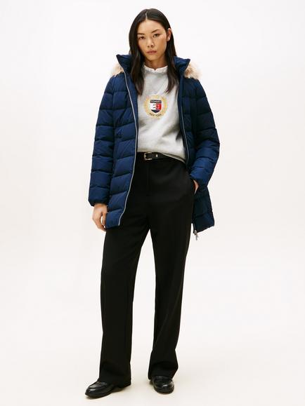 Tommy Hilfiger Water Repellent Puffer Coat, Dark Night Navy, Dark Night Navy