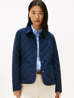 Tommy Hilfiger Padded Quilted Jacket, Dark Night Navy