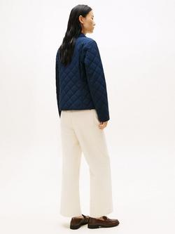 Tommy Hilfiger Padded Quilted Jacket - view 2, Dark Night Navy