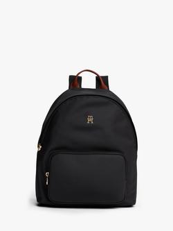 Tommy Hilfiger Popette Dome Backpack, Black, Black