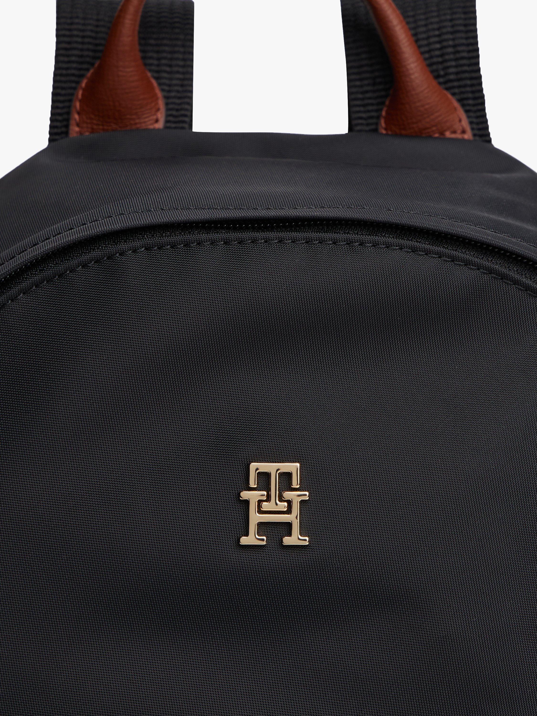 Product image 3 of 4, which shows Tommy Hilfiger Popette Dome Backpack, Black, One Size
