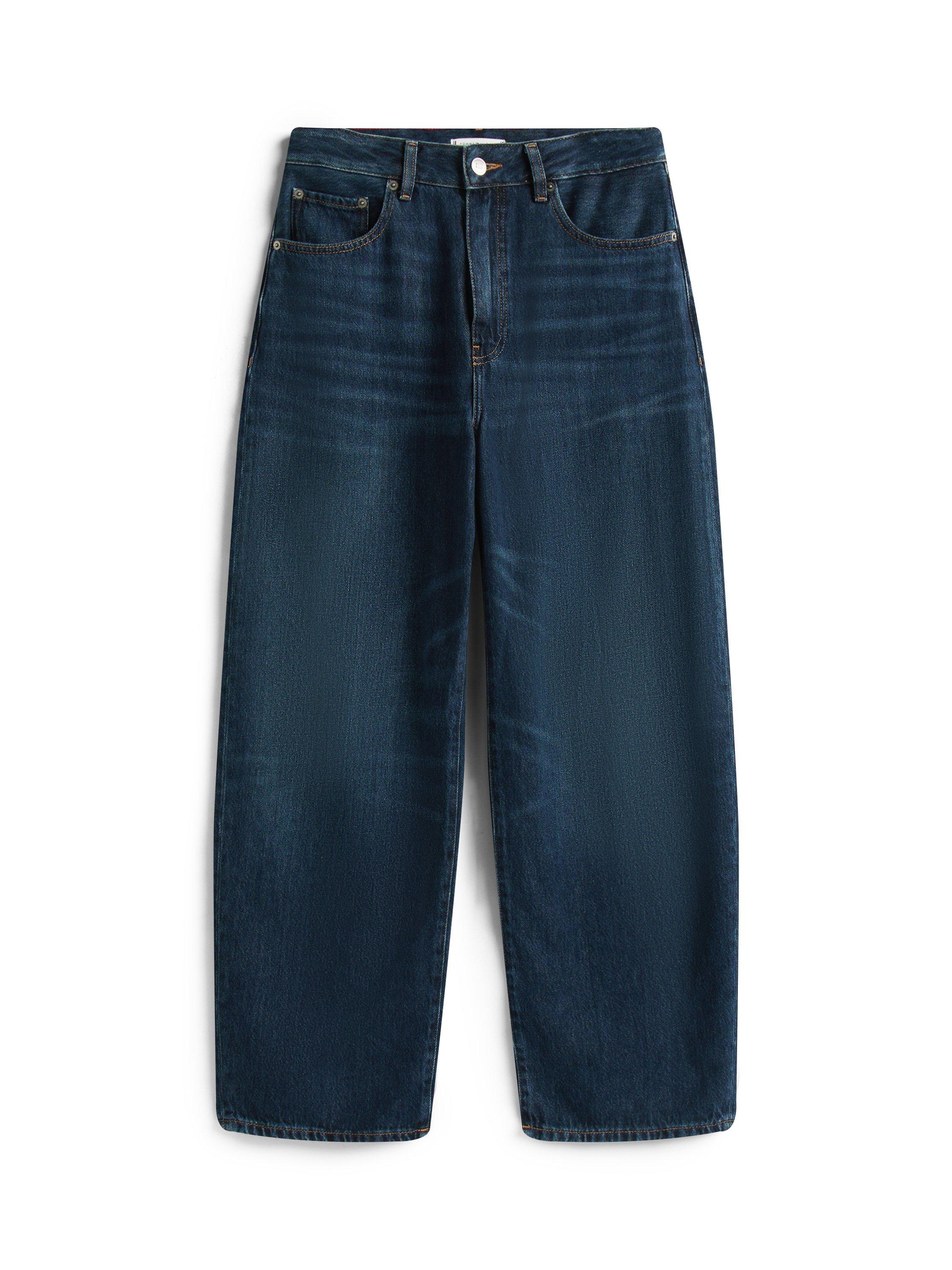 Product image 5 of 5, which shows Tommy Hilfiger Milo Barrel Leg Jeans, Milo, W28/L32
