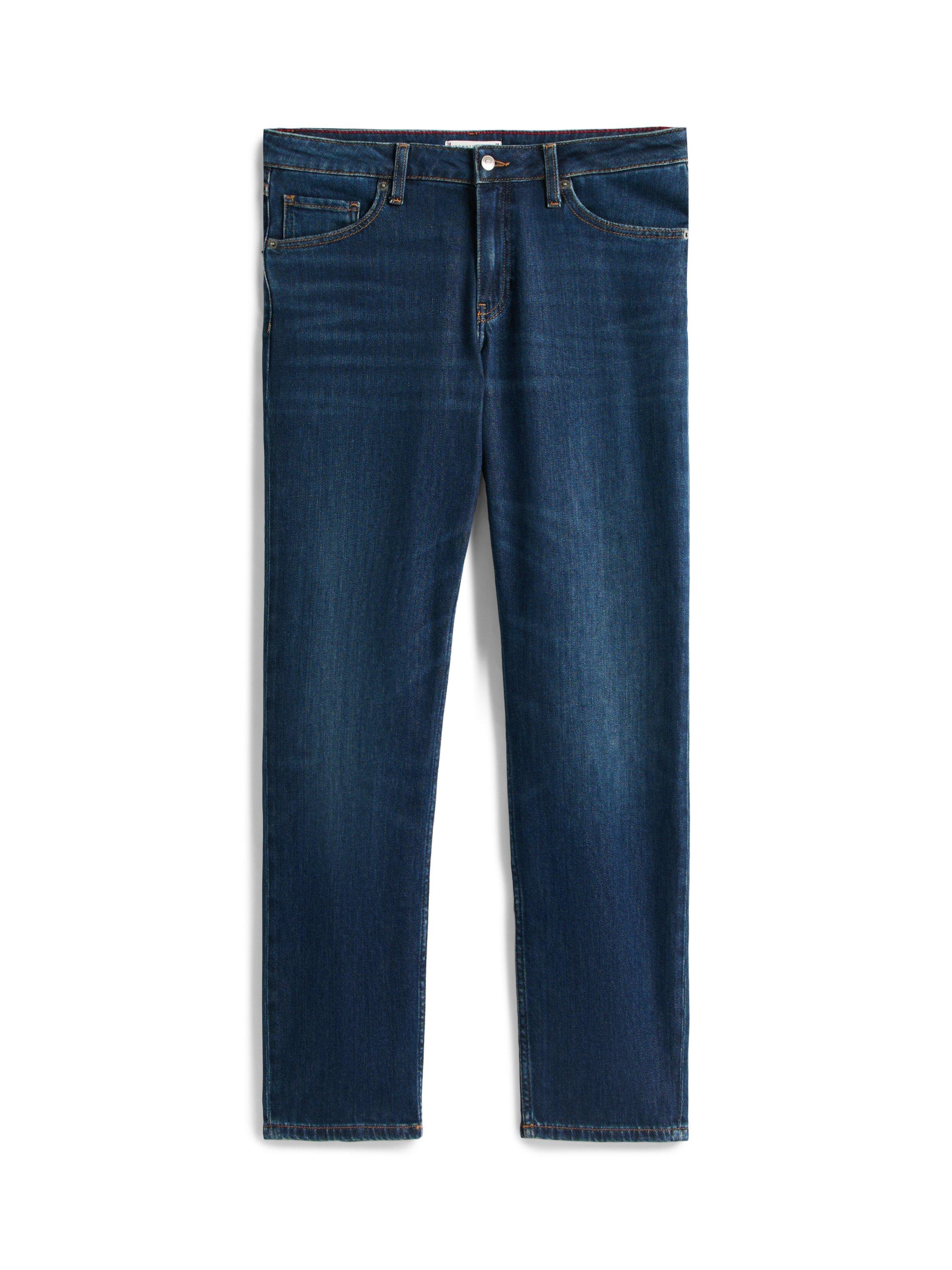 Product image 5 of 5, which shows Tommy Hilfiger Classic High Rise Straight Jeans, Milo, W25/L30