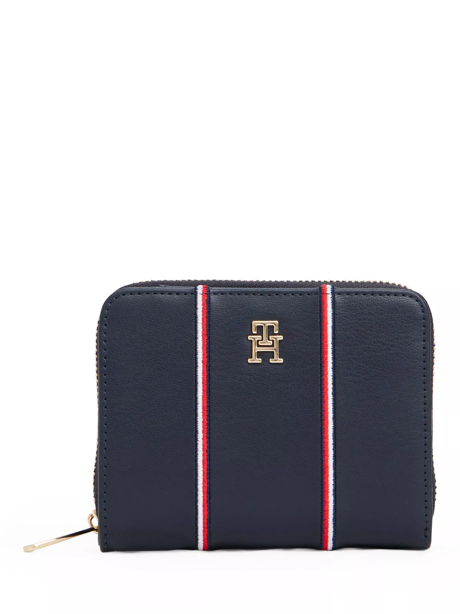 Tommy Hilfiger Icon Medium Zip Around Purse, Navy/Multi