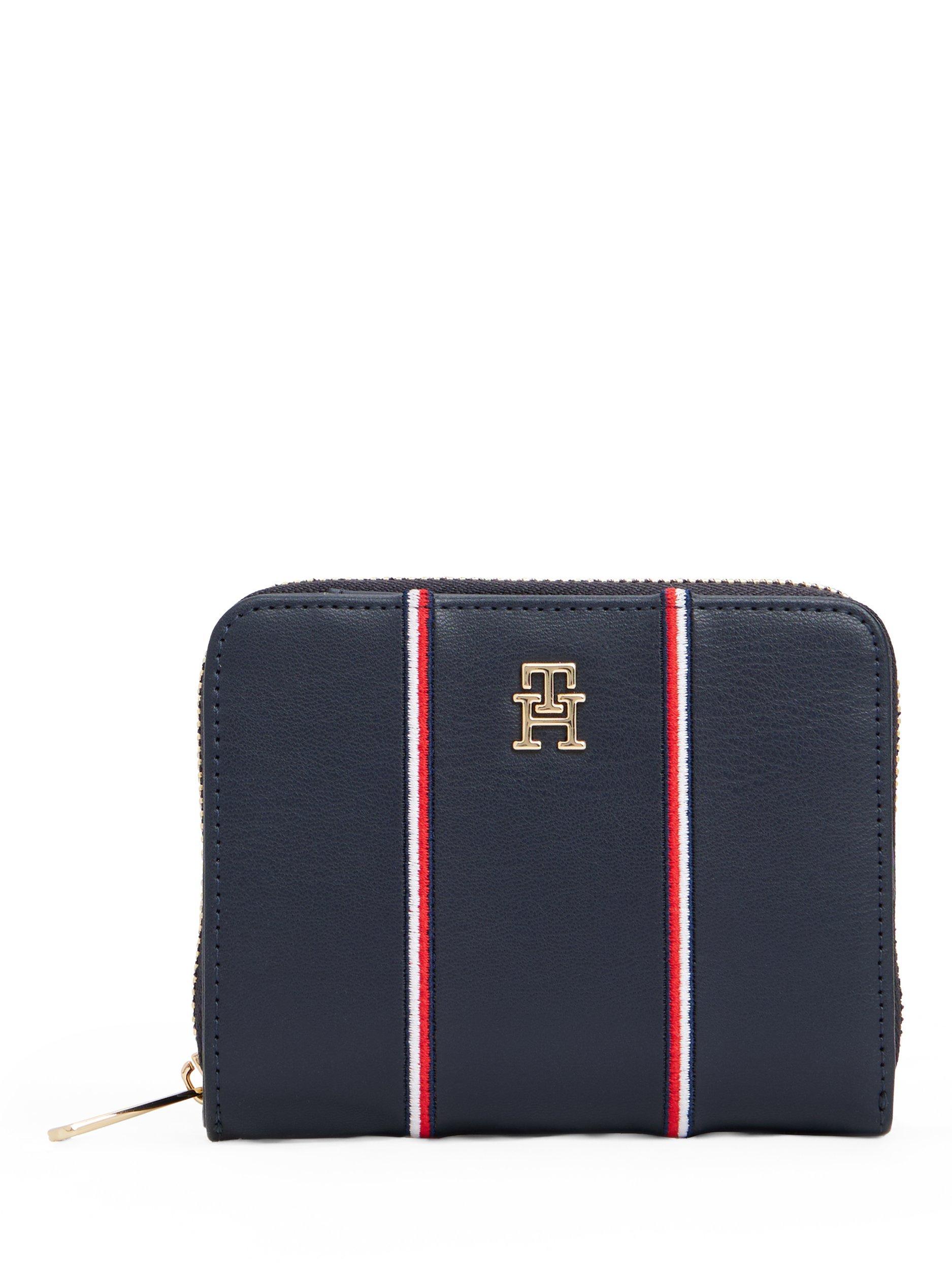 Tommy Hilfiger Icon Medium Zip Around Purse, Navy/Multi