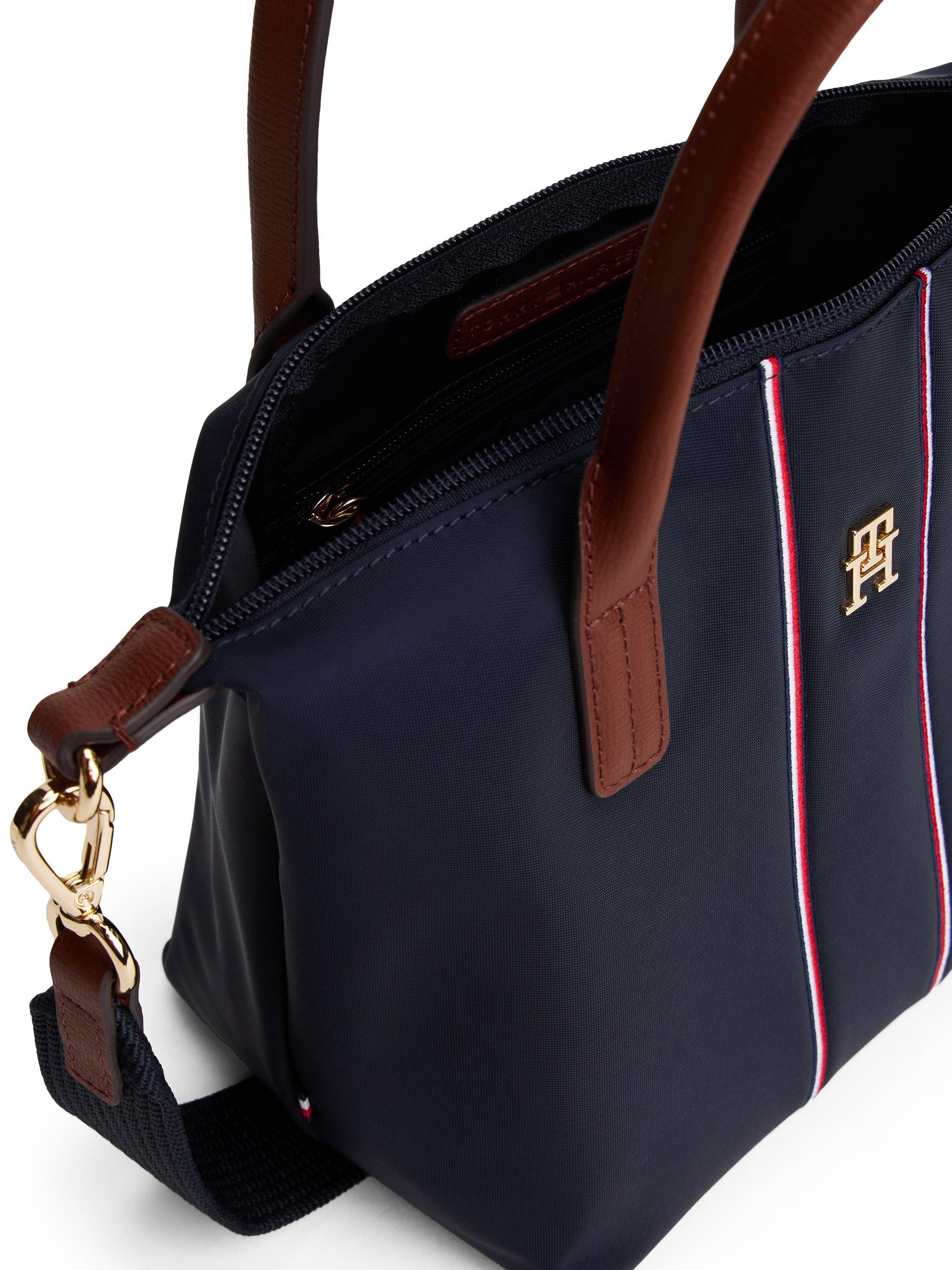 Product image 3 of 5, which shows Tommy Hilfiger Popette Mini Tote Bag, Blue/Multi, One Size
