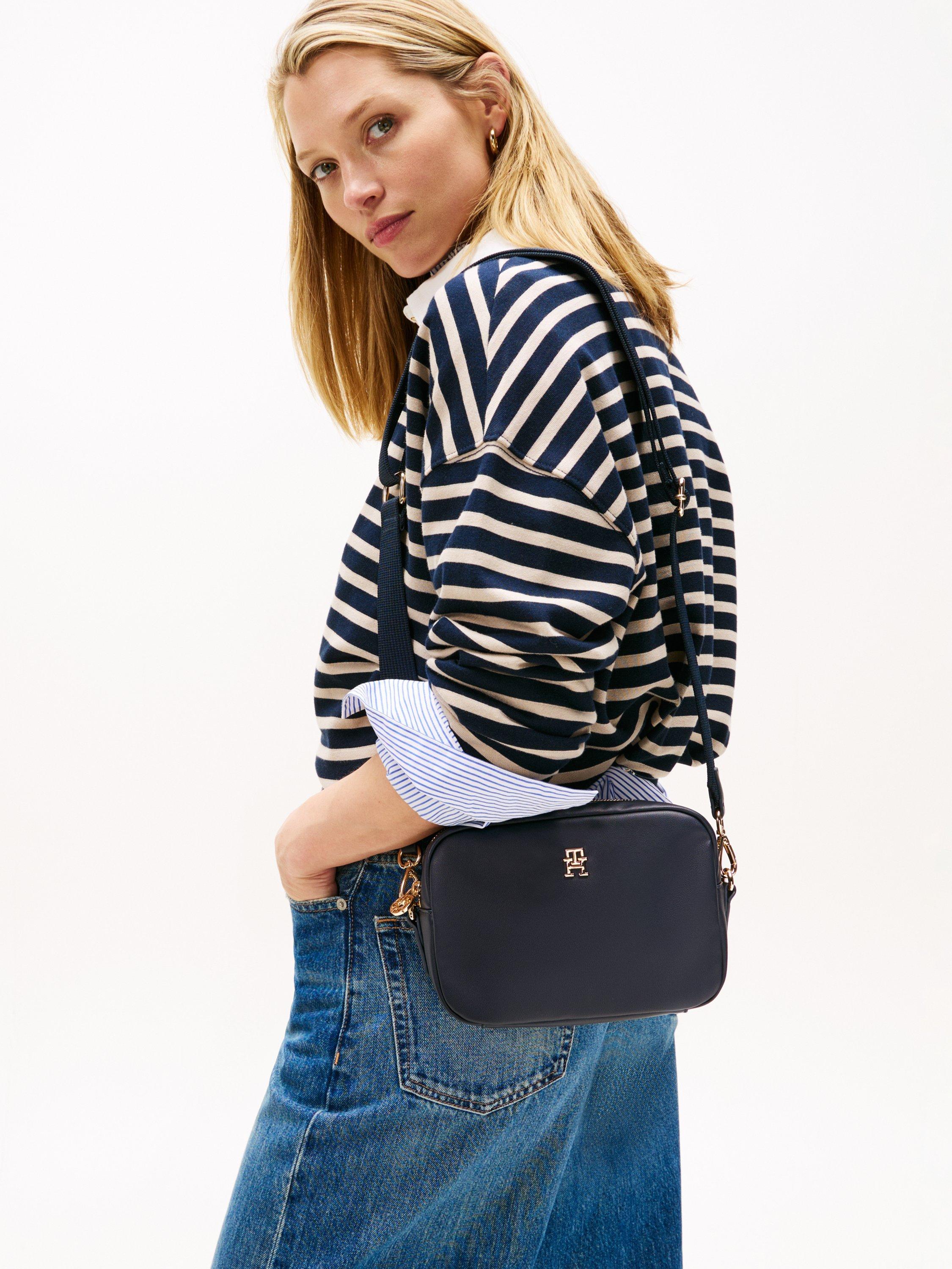 Product image 2 of 5, which shows Tommy Hilfiger Popette Soft Camera Bag, Blue, One Size