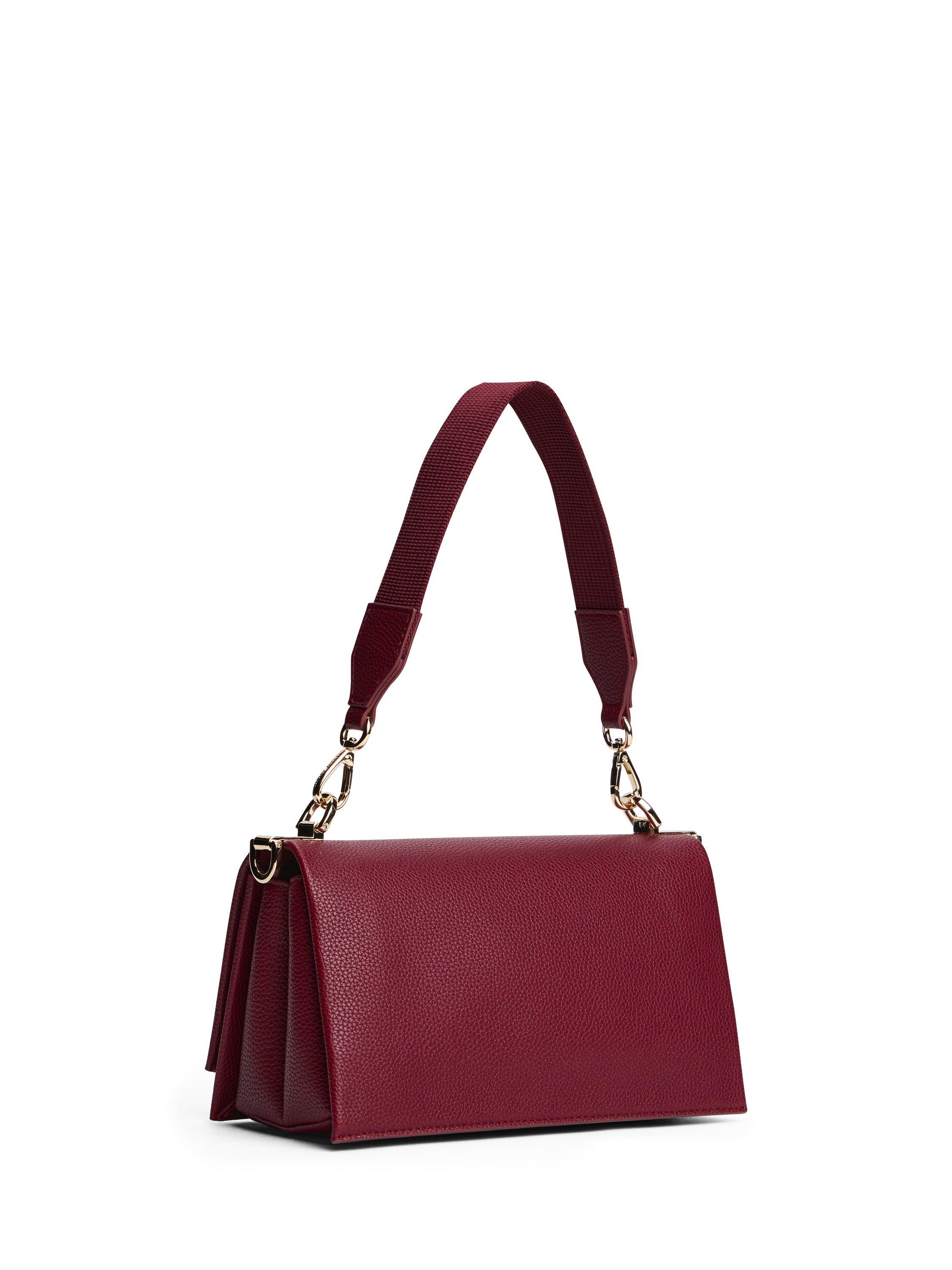 Product image 5 of 5, which shows Tommy Hilfiger Logo Pebble Grain Crossbody Bag, Red, One Size