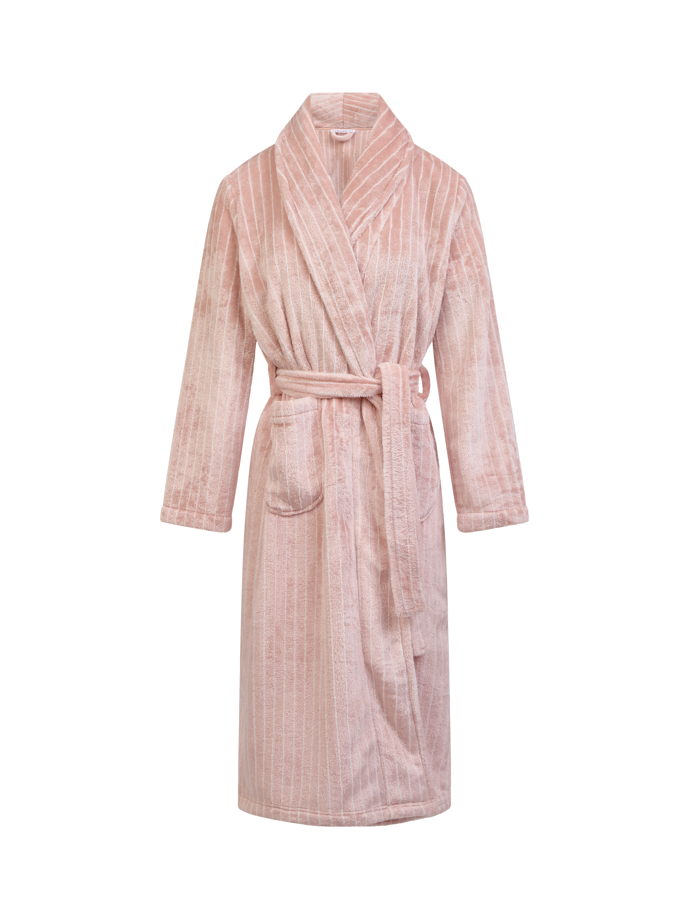 Product image 5 of 5, which shows Femilet Teddy Soft Feel Dressing Gown, Blush, XS