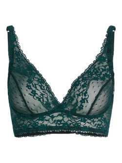 Commando Double Take Lace Bralette, Juniper, Juniper