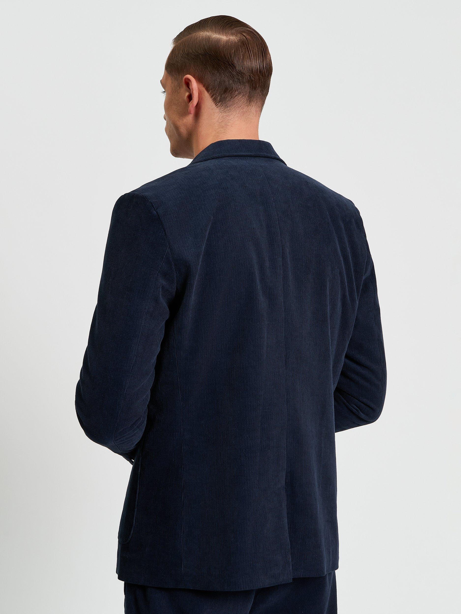 Product image 2 of 5, which shows Ben Sherman Cotton Corduroy Blazer, Dark Navy, S