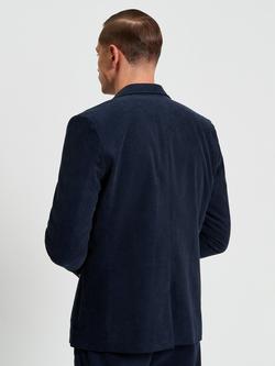 Ben Sherman Cotton Corduroy Blazer - view 2, Dark Navy