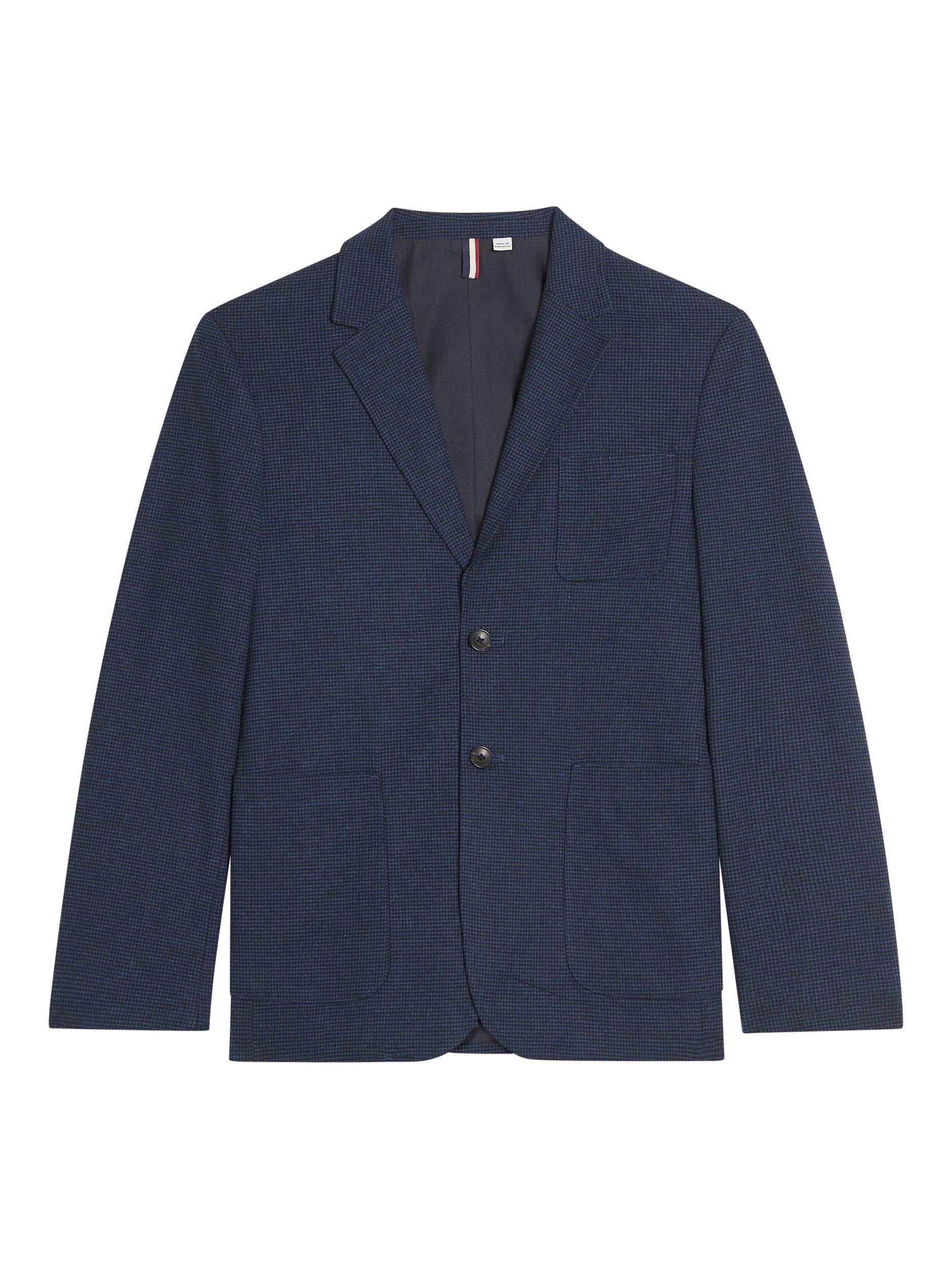 Product image 6 of 6, which shows Ben Sherman Puppytooth Blazer, Marine, S