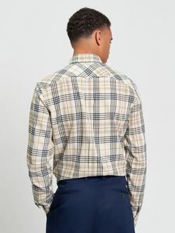 Ben Sherman Multi Check Shirt - view 2, Fog