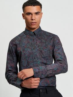 Ben Sherman Paisley Print Cotton Shirt, Multi, Multi