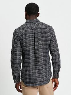 Ben Sherman Twisted Yarn Shirt, Black - view 2, Black